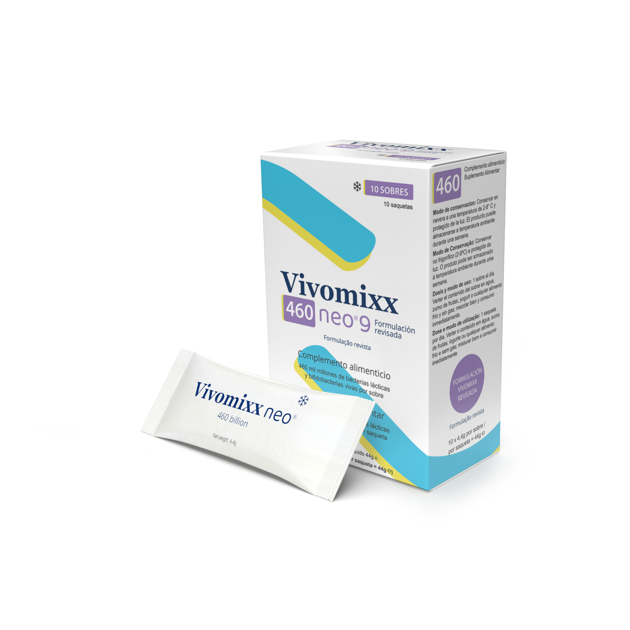 Vivomixx neo® 9 460 mil millones 10 sobres